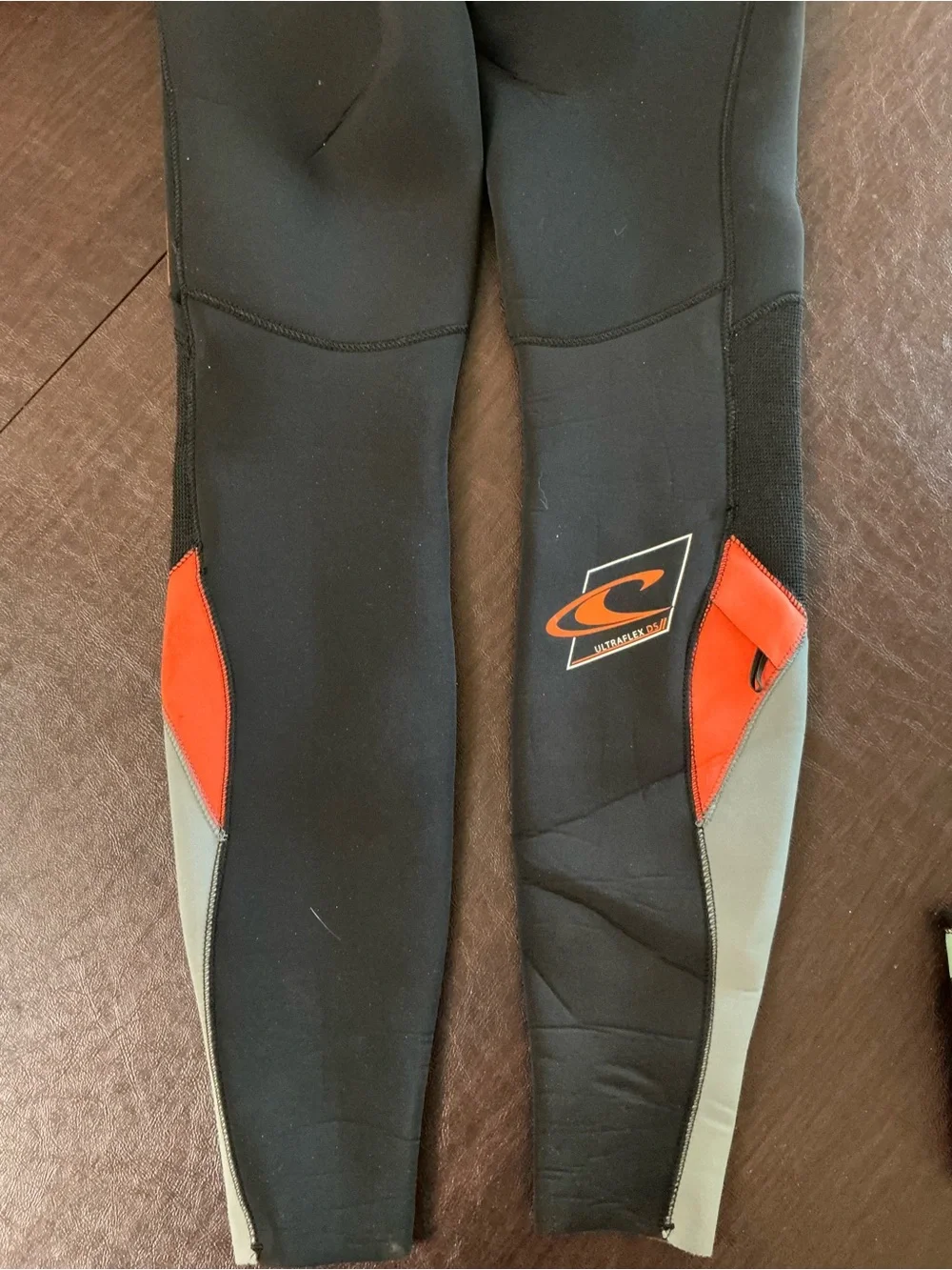 O'Neill Kids' Black Gray Orange One-Piece Wetsuit